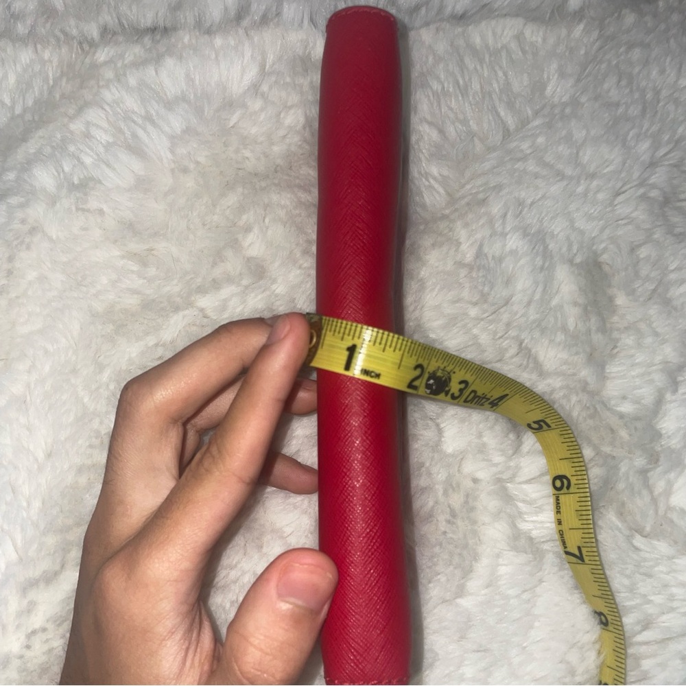 Red saffiano leather Continental wallet large Michael Kors wallet - Picture 10 of 16